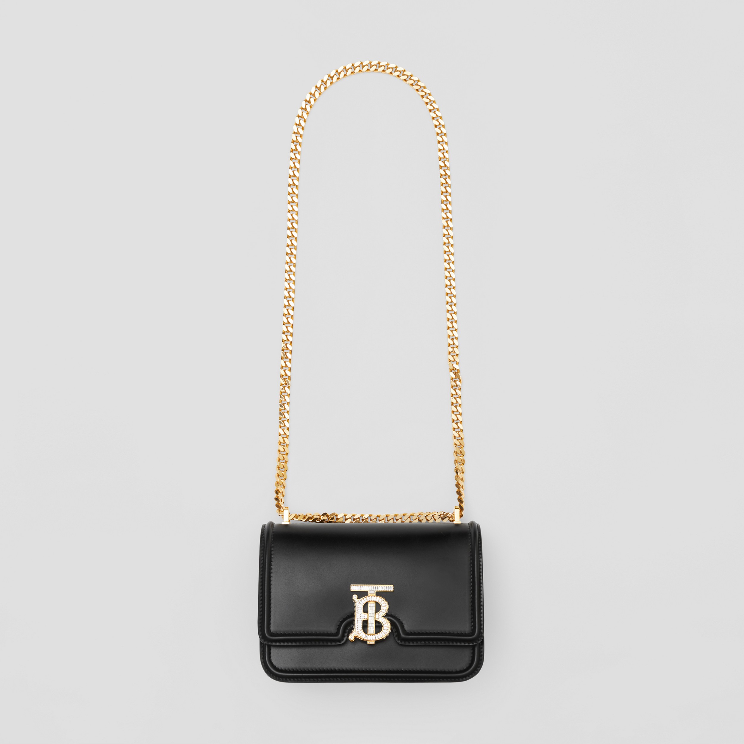 Petit sac TB en cuir Monogram à cristaux (Noir) - Femme | Site officiel Burberry® - 4