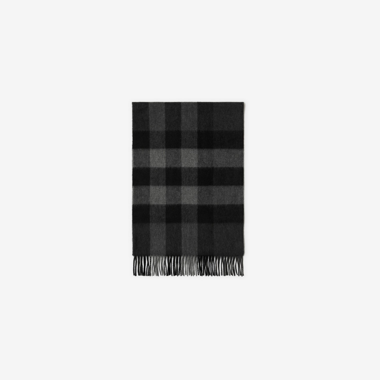 チェック カシミアスカーフ (チャコール) | Burberry®公式サイト チェック カシミアスカーフ (チャコール) | Burberry®公式サイト
