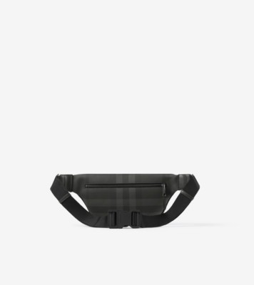 Cason Belt Bag in Charcoal - Men | Burberry® Official