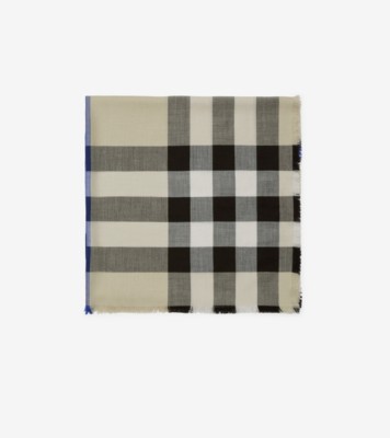 Burberry mega check silk scarf best sale