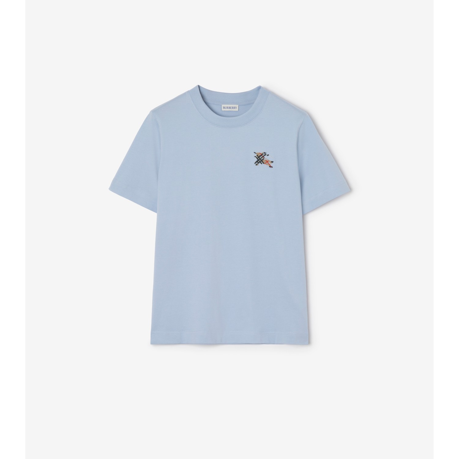 Knight Check Cotton T-shirt - thumbnail 8