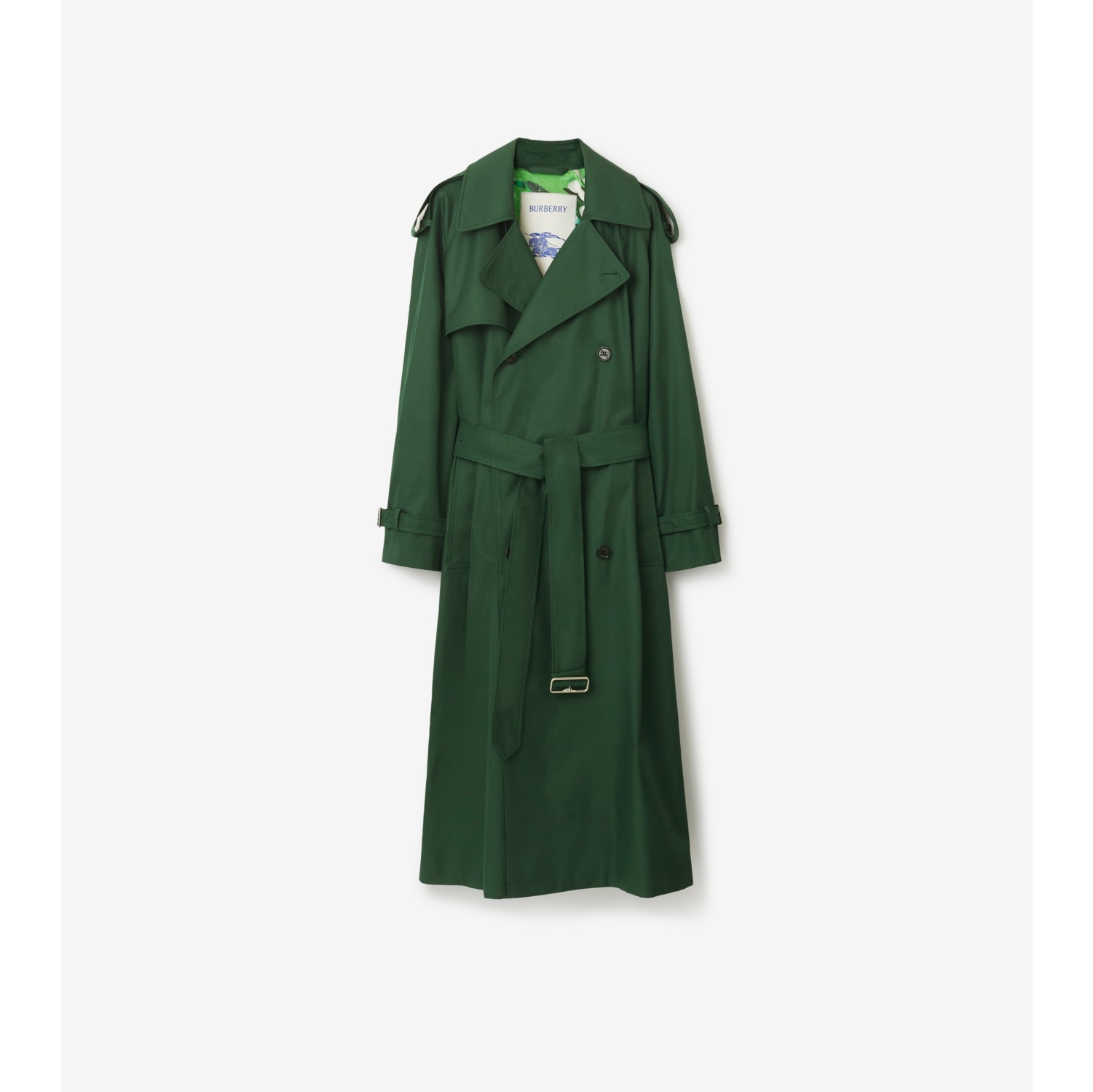 Burberry coat hot sale womens green