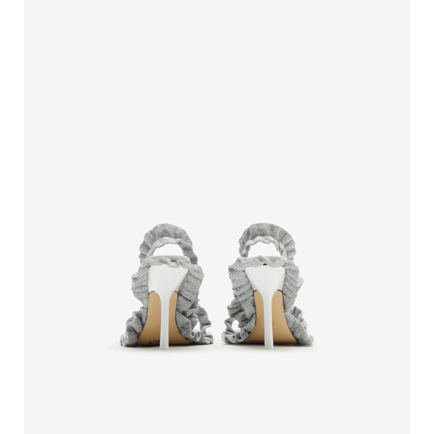 Burberry sandals store womens silver