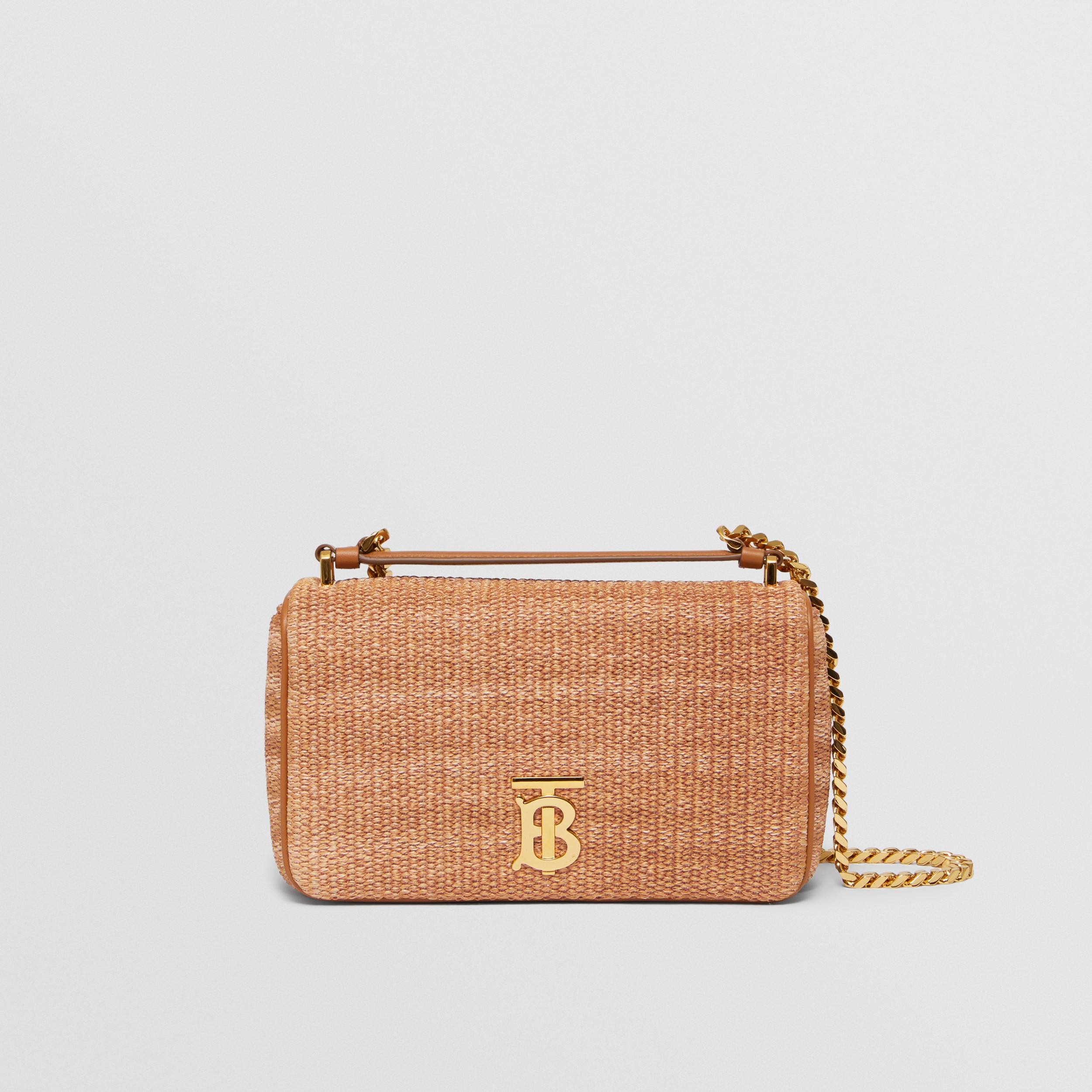Small Raffia Lola Bag in Natural - Women | Burberry® Official - 1