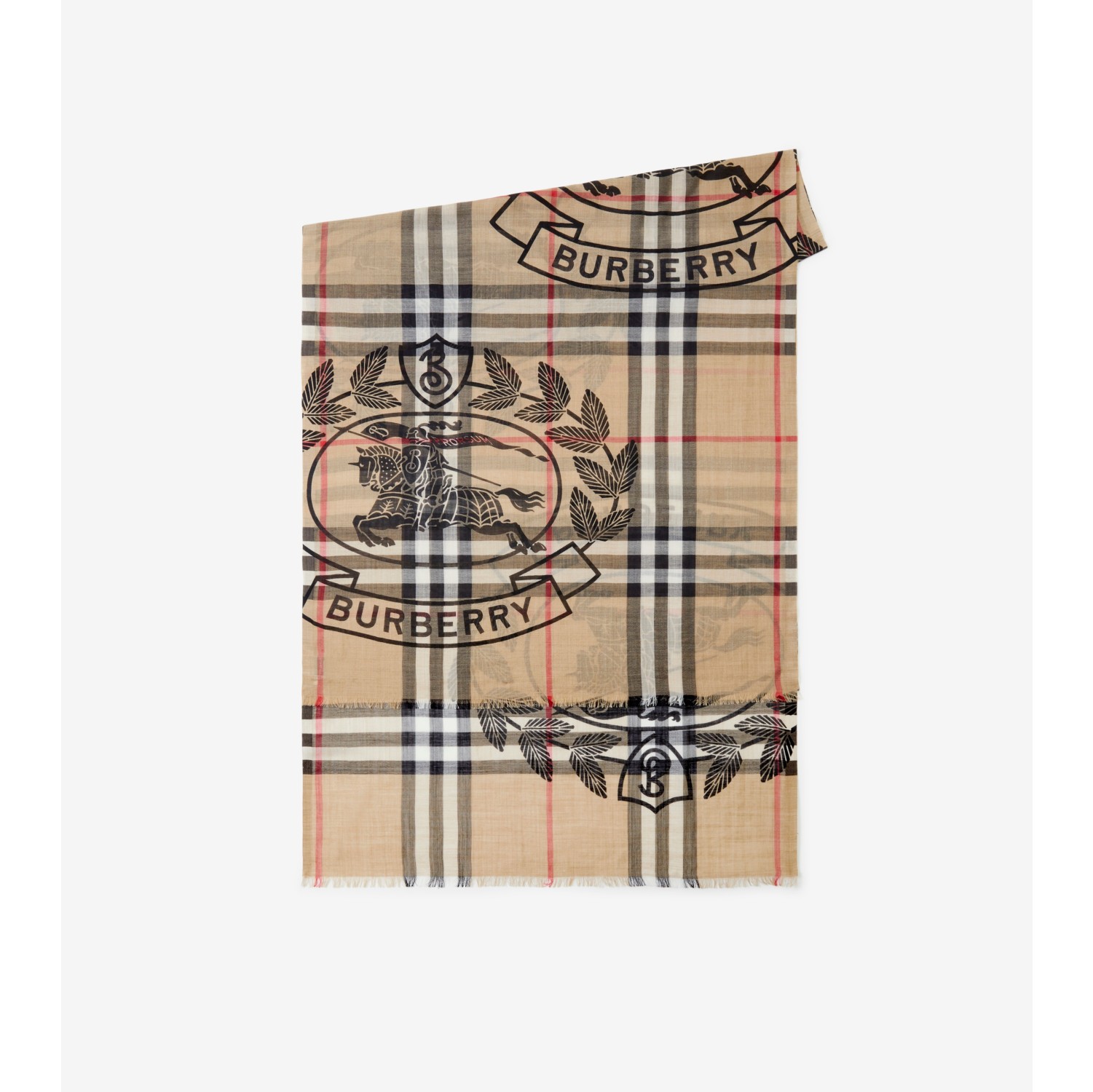 Burberry silk cheap scarf women