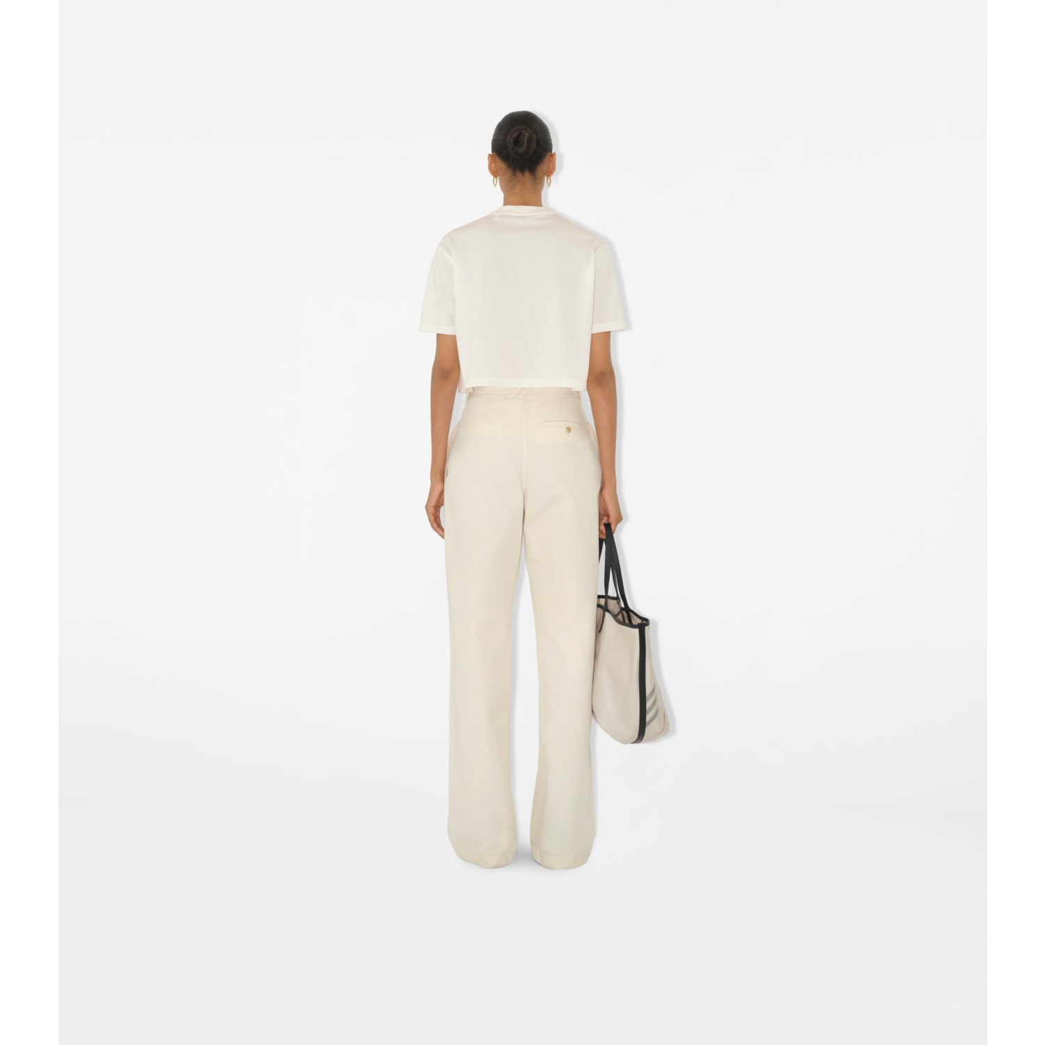 Cropped Cotton T-shirt