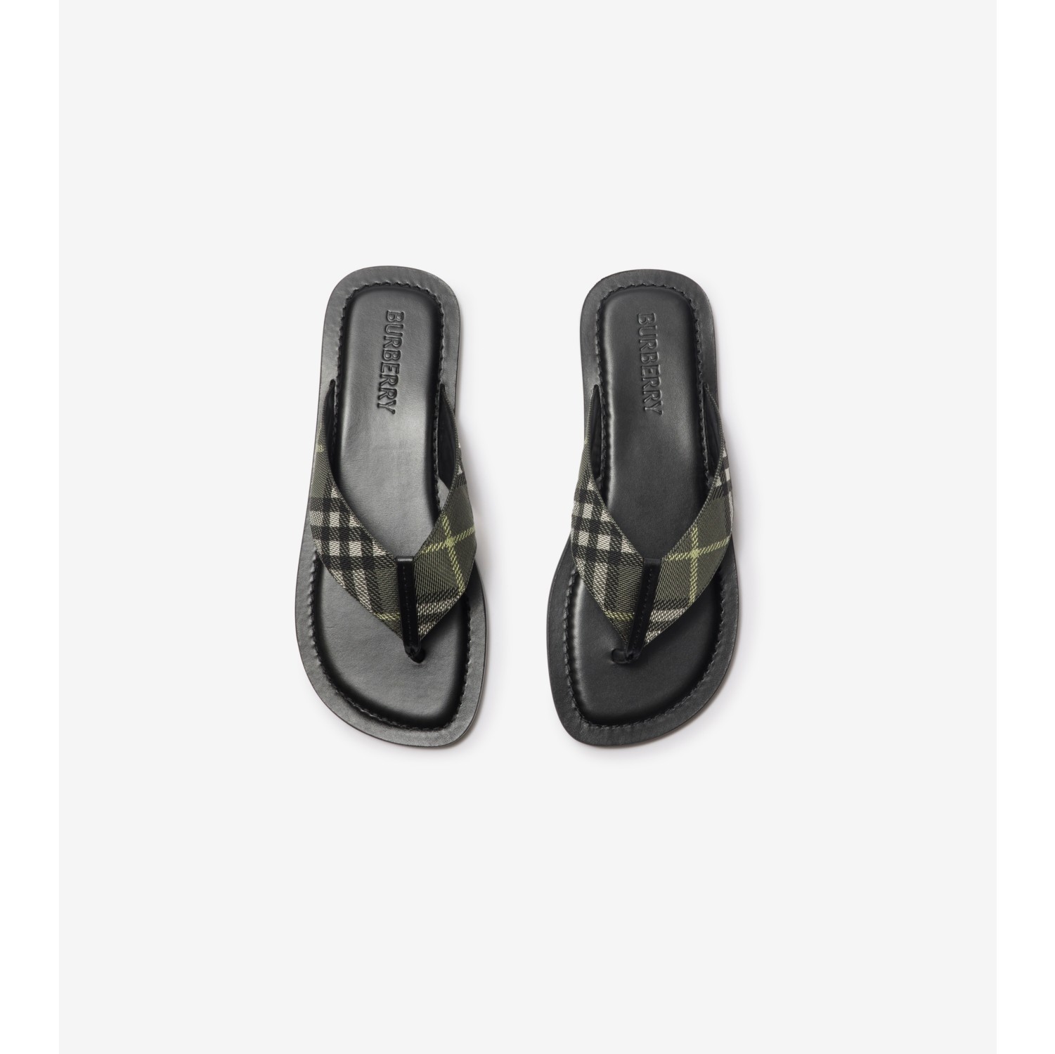 체크 파빌리온 샌들