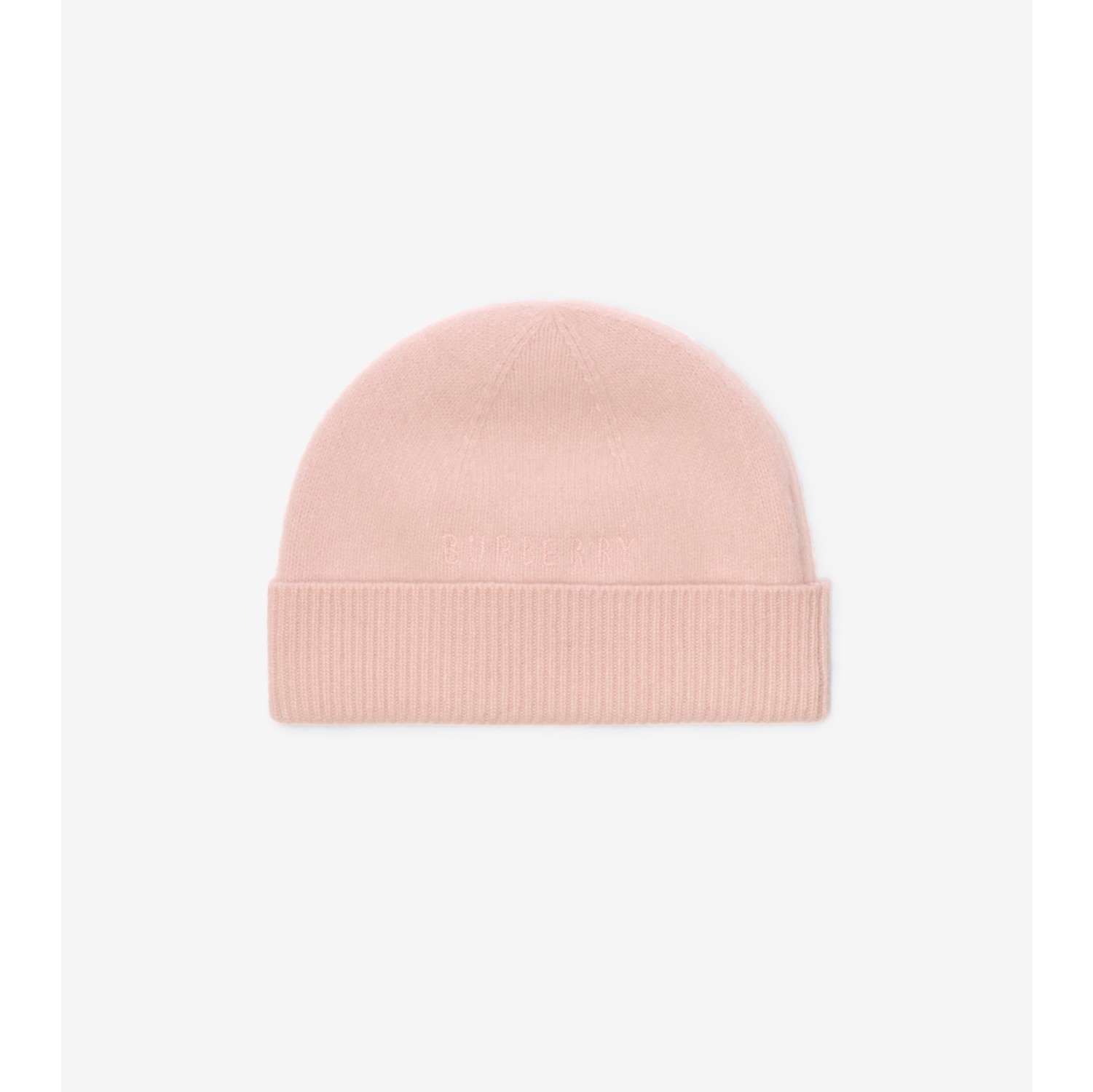 Woll-Kaschmir-Beanie mit Check-Schleife