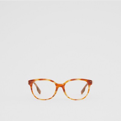 burberry round optical frames