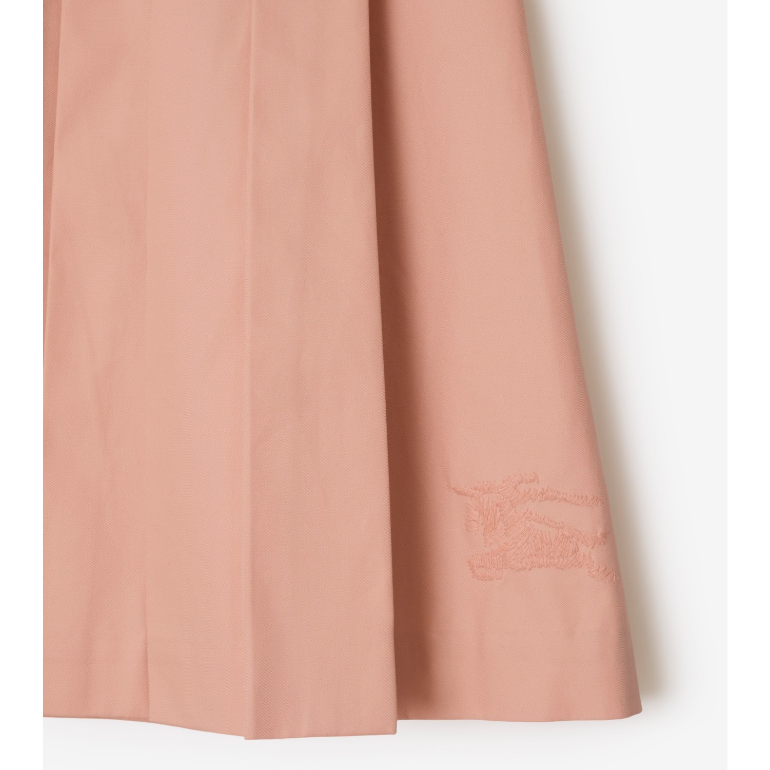 Pleated Cotton Skirt