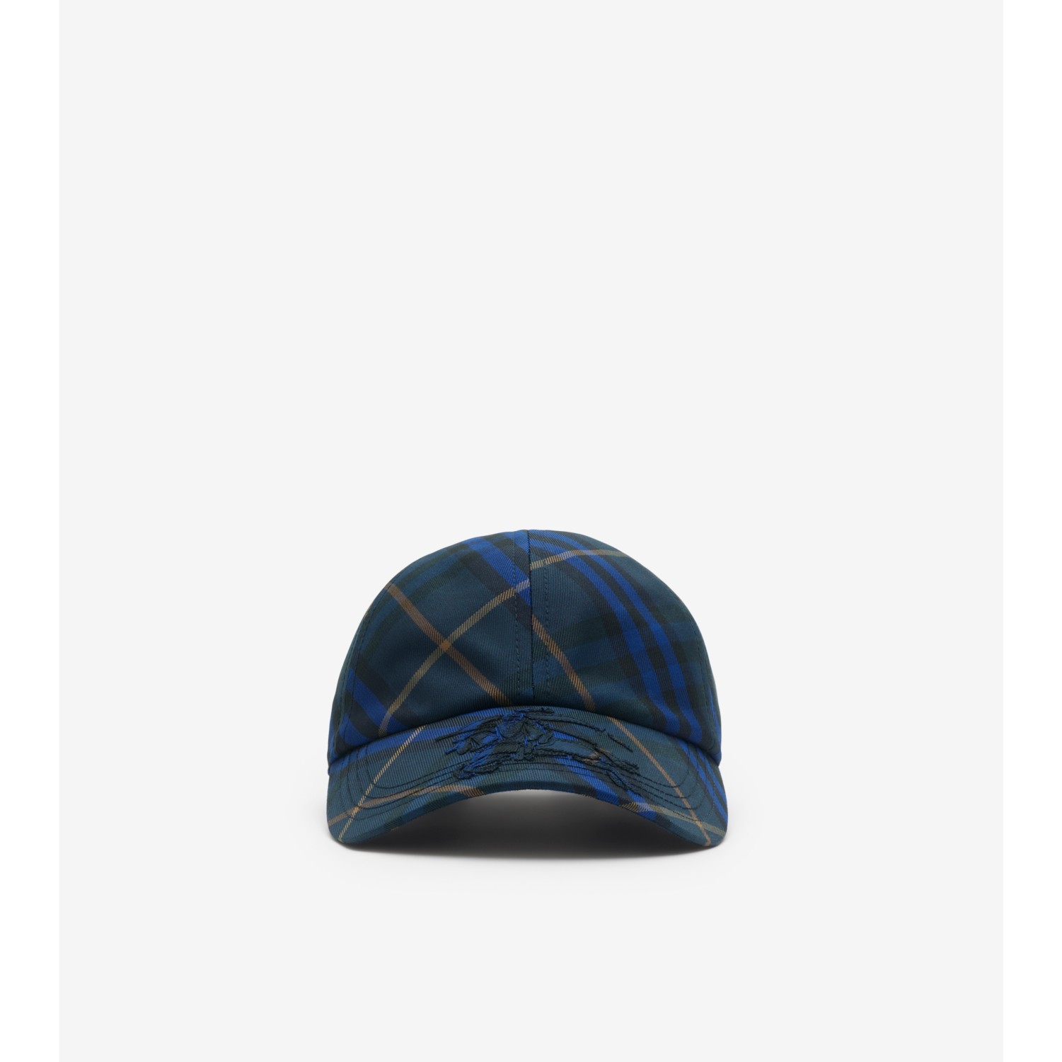 Blue burberry hat on sale