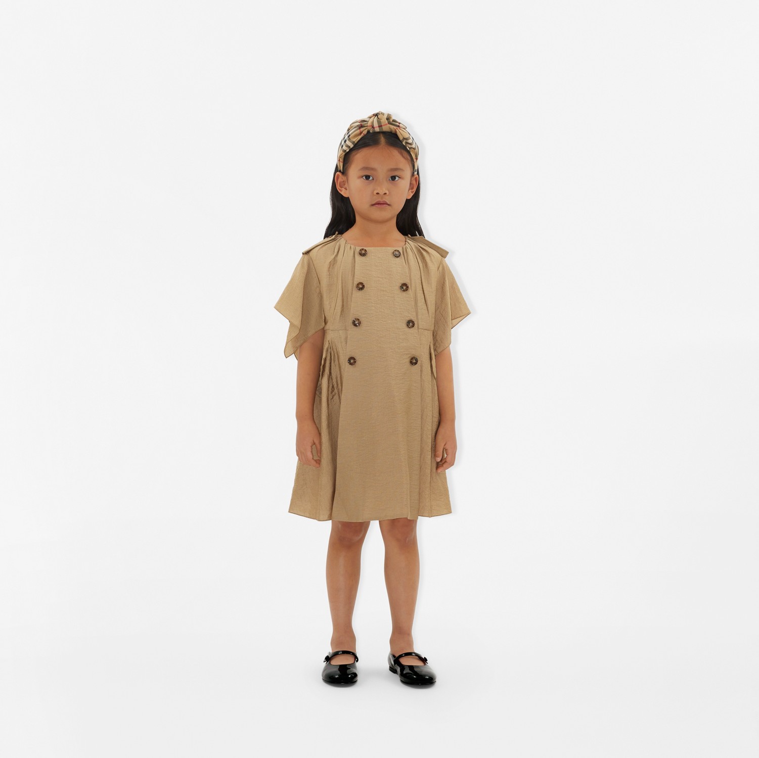 Crepe Trench Dress