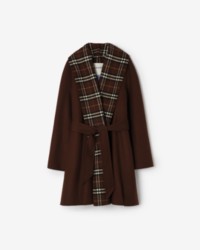 【最高級】バーバリー カシミヤ混 ロングコート　ノバチェック 15BR 　茶色 Designer Wear for Women | Burberry®️ Official ​