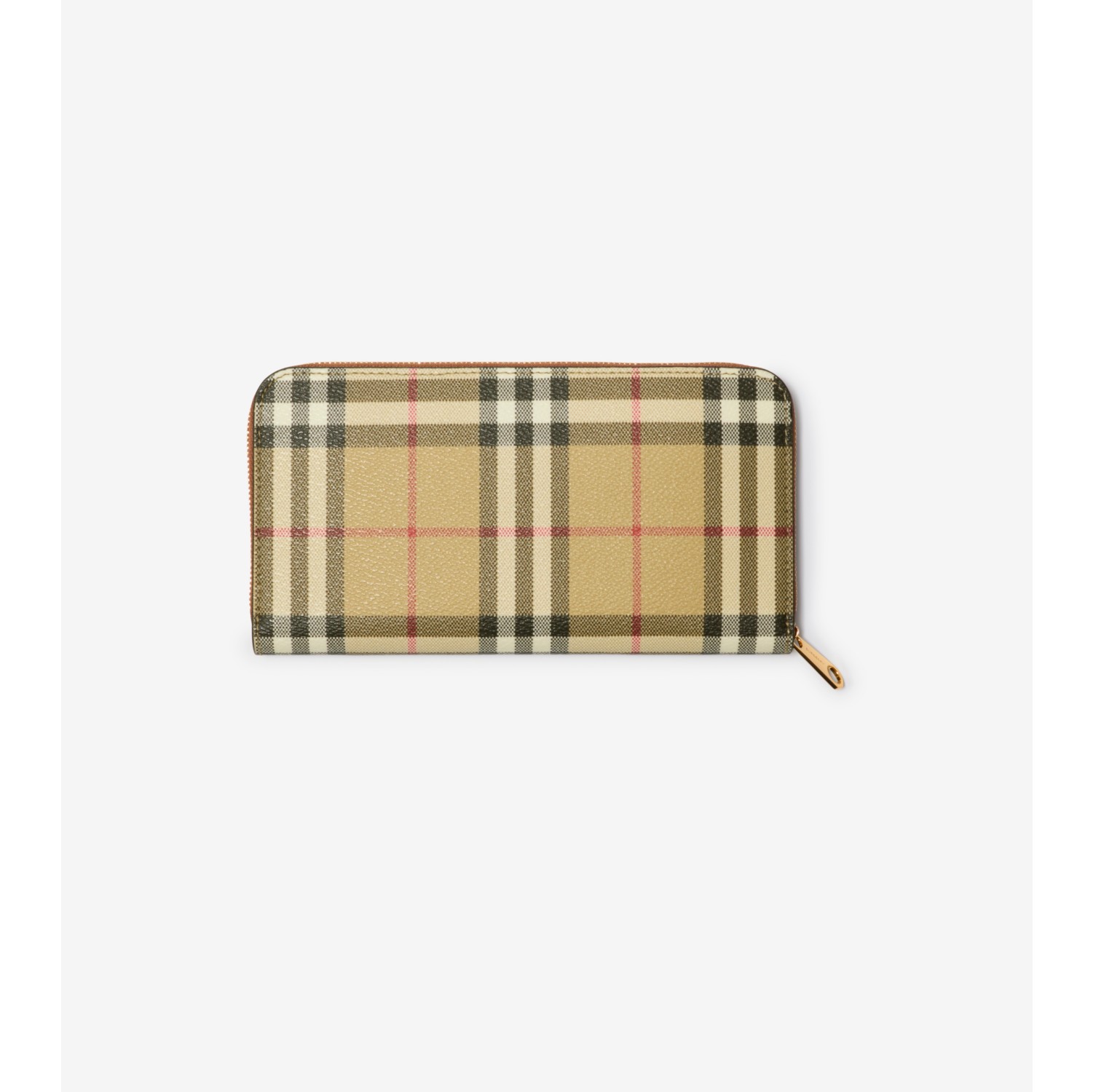 Check Zip Wallet in Archive beige Women Burberry Official