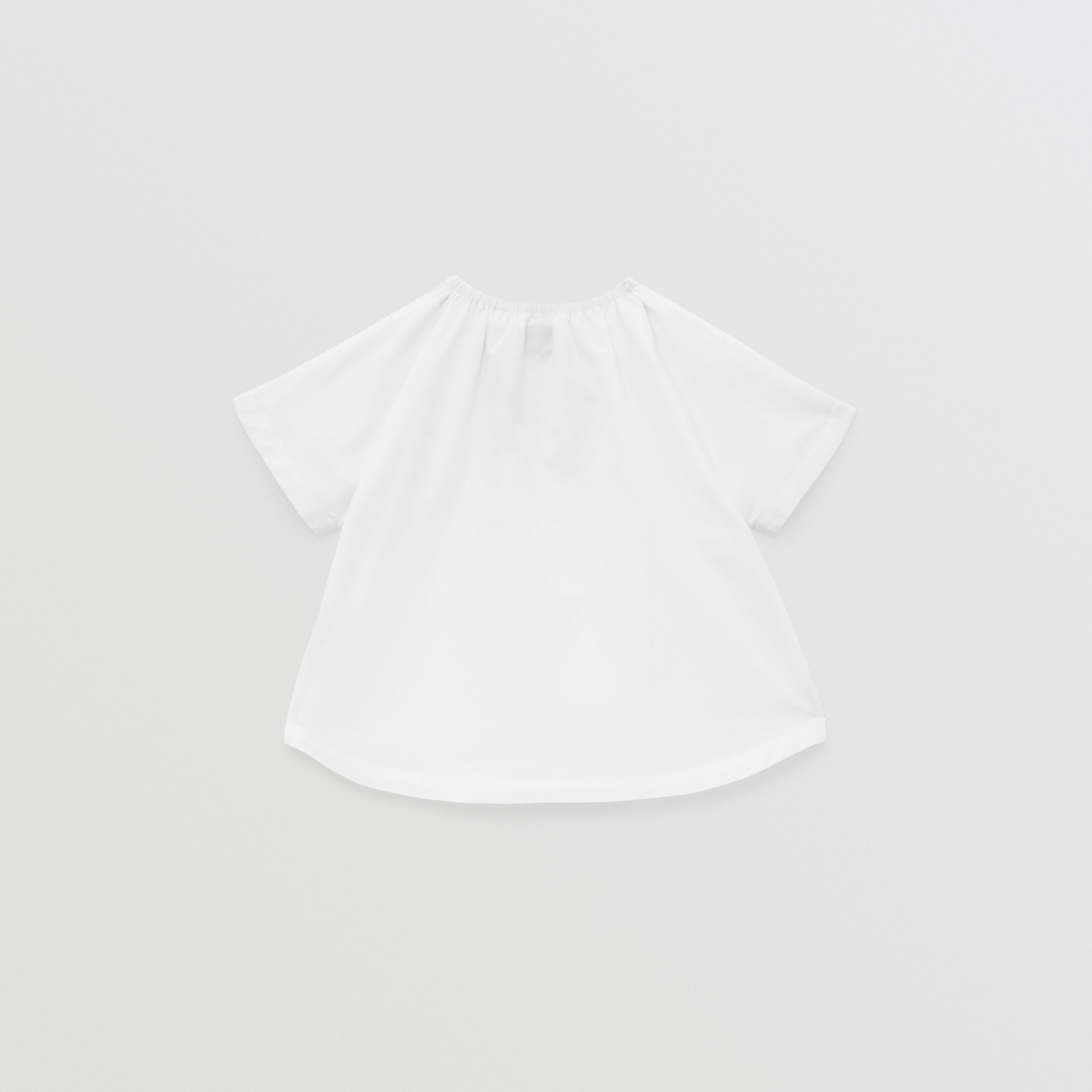 Blusa de seda e algodão com estampa Thomas Bear (Branco) | Burberry® oficial - 2