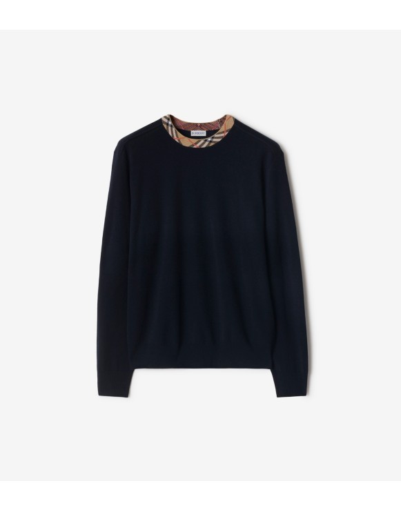 Pull en laine avec Check