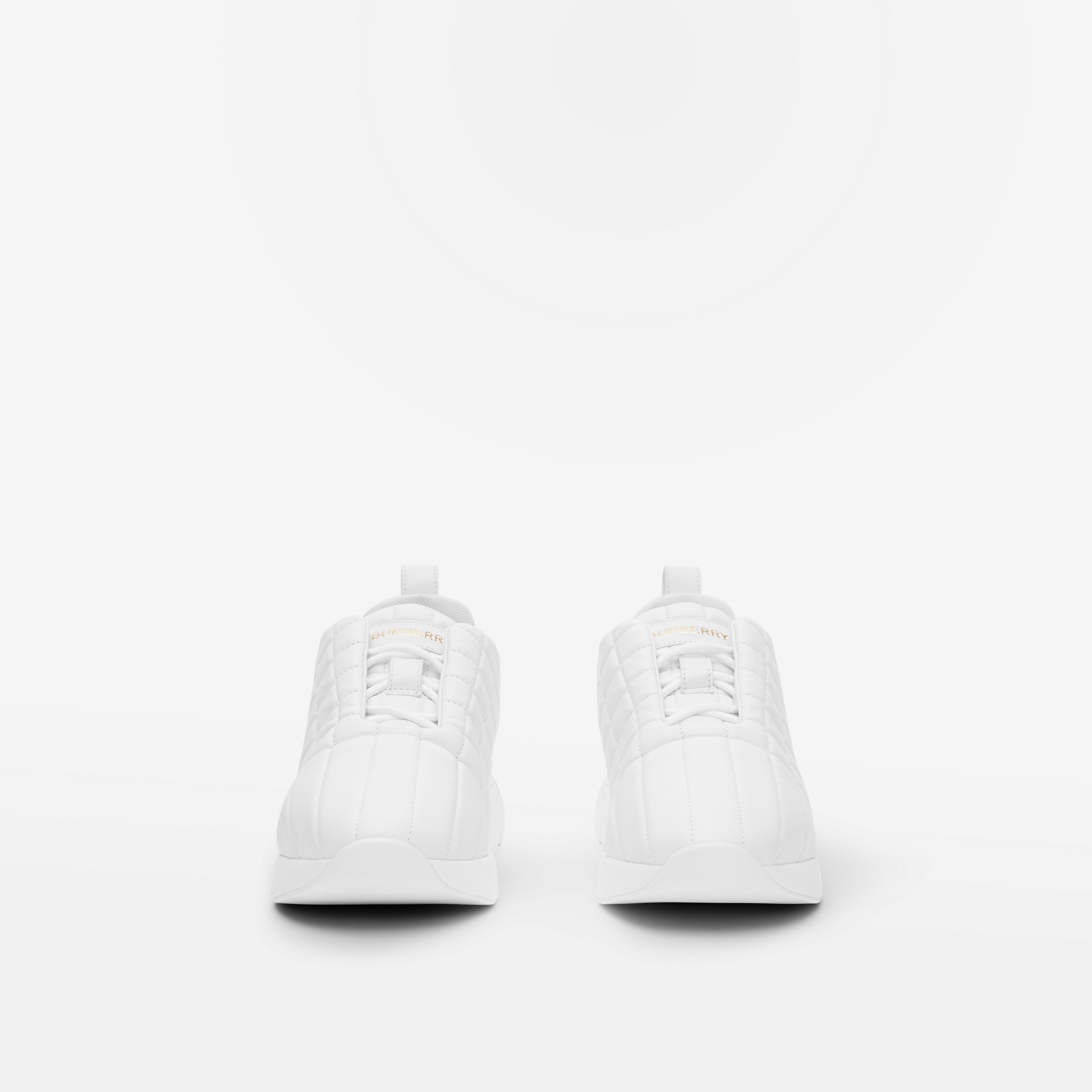 Classic Sneaker aus Leder in Steppoptik (Neutrales Weiß) - Damen | Burberry® - 2