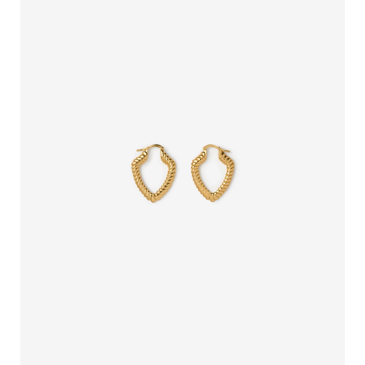  Small Shield Twisted Hoop Earrings​