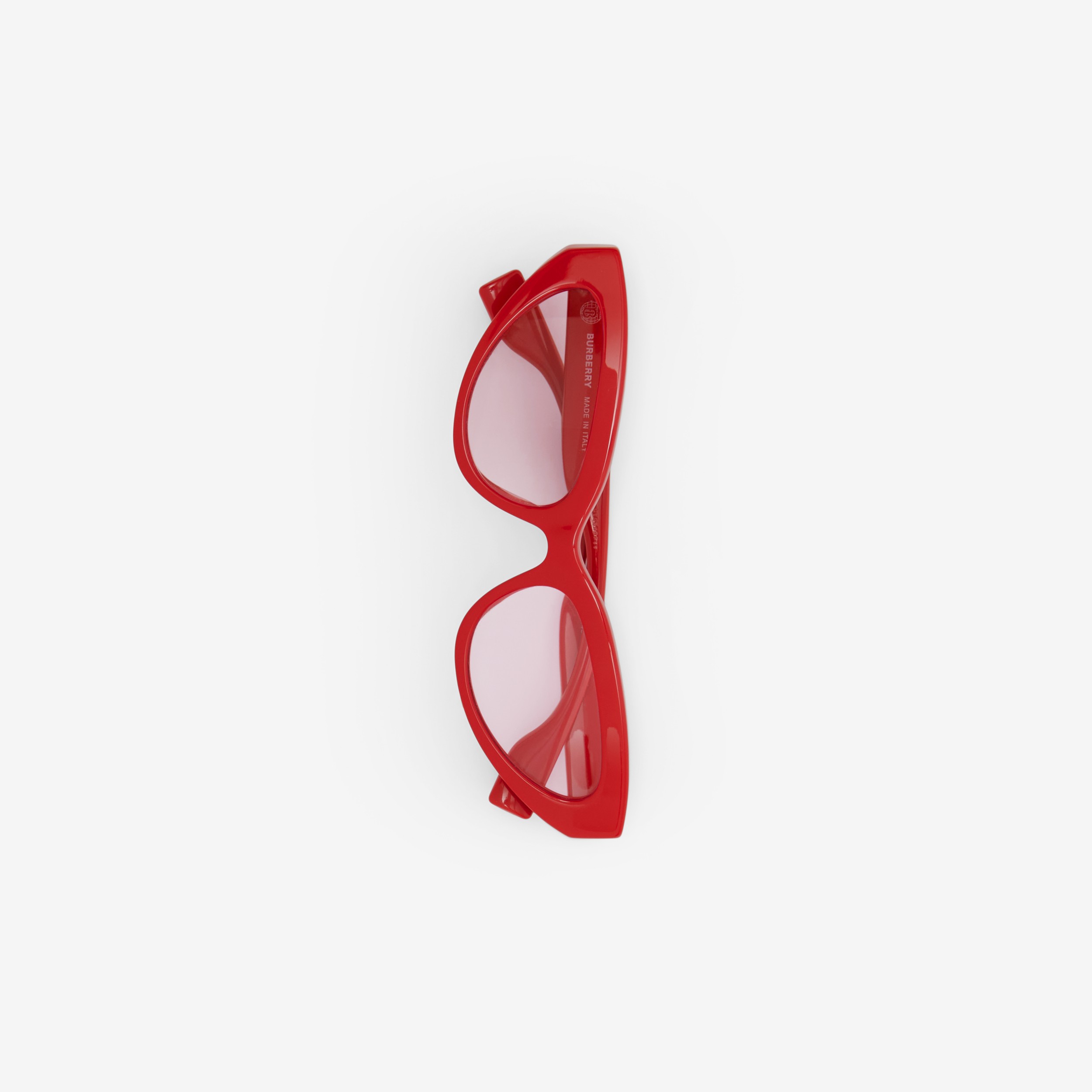 Cat-eye Frame Sunglasses in Red - Women | Burberry® Official - 2