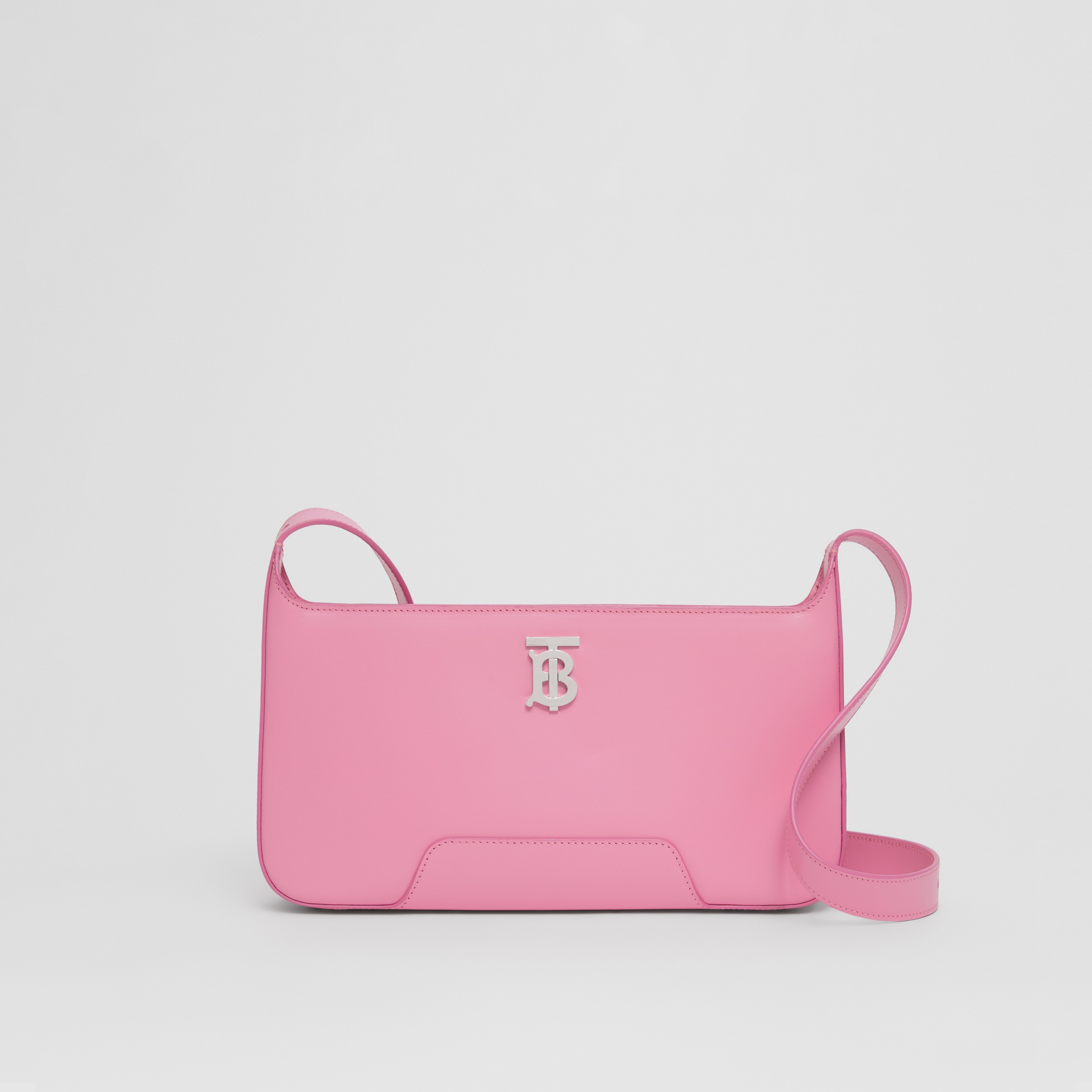 Leather TB Shoulder Bag in Primrose Pink Women Burberry® Official