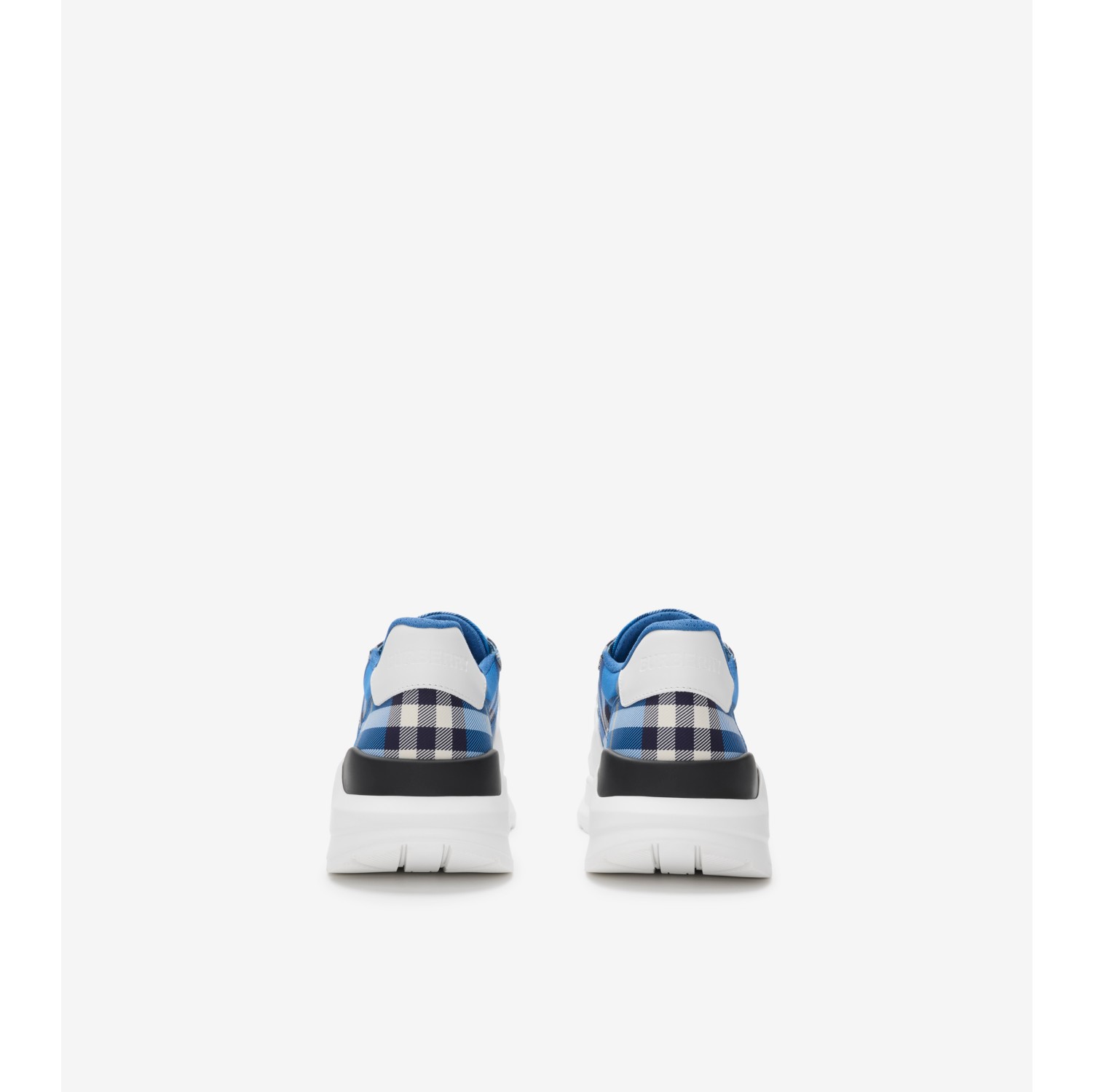 Check Nylon Sneakers