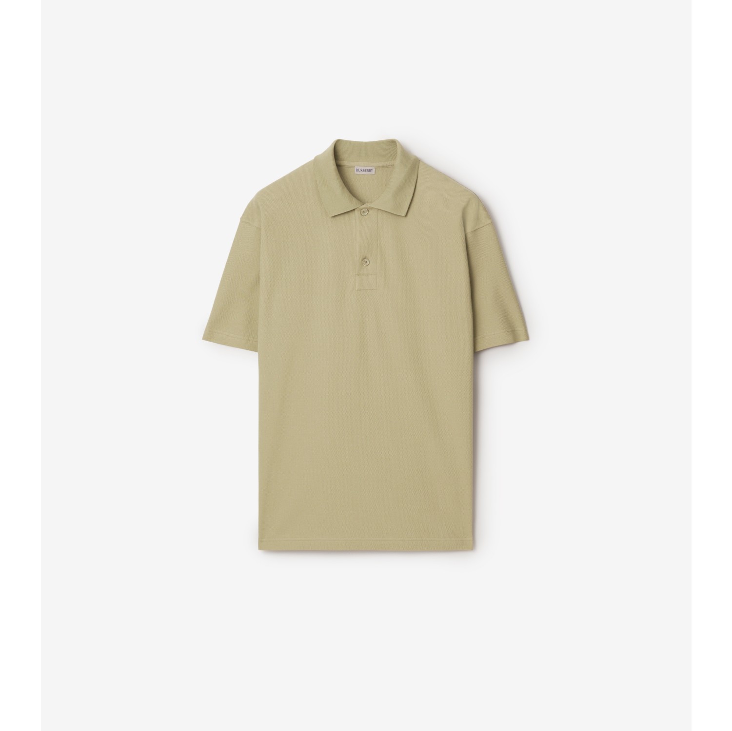 Cotton Polo Shirt in Hunter - Men