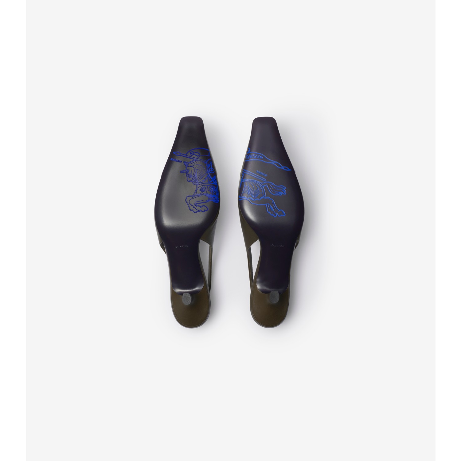 Décolleté slingback Chisel in pelle