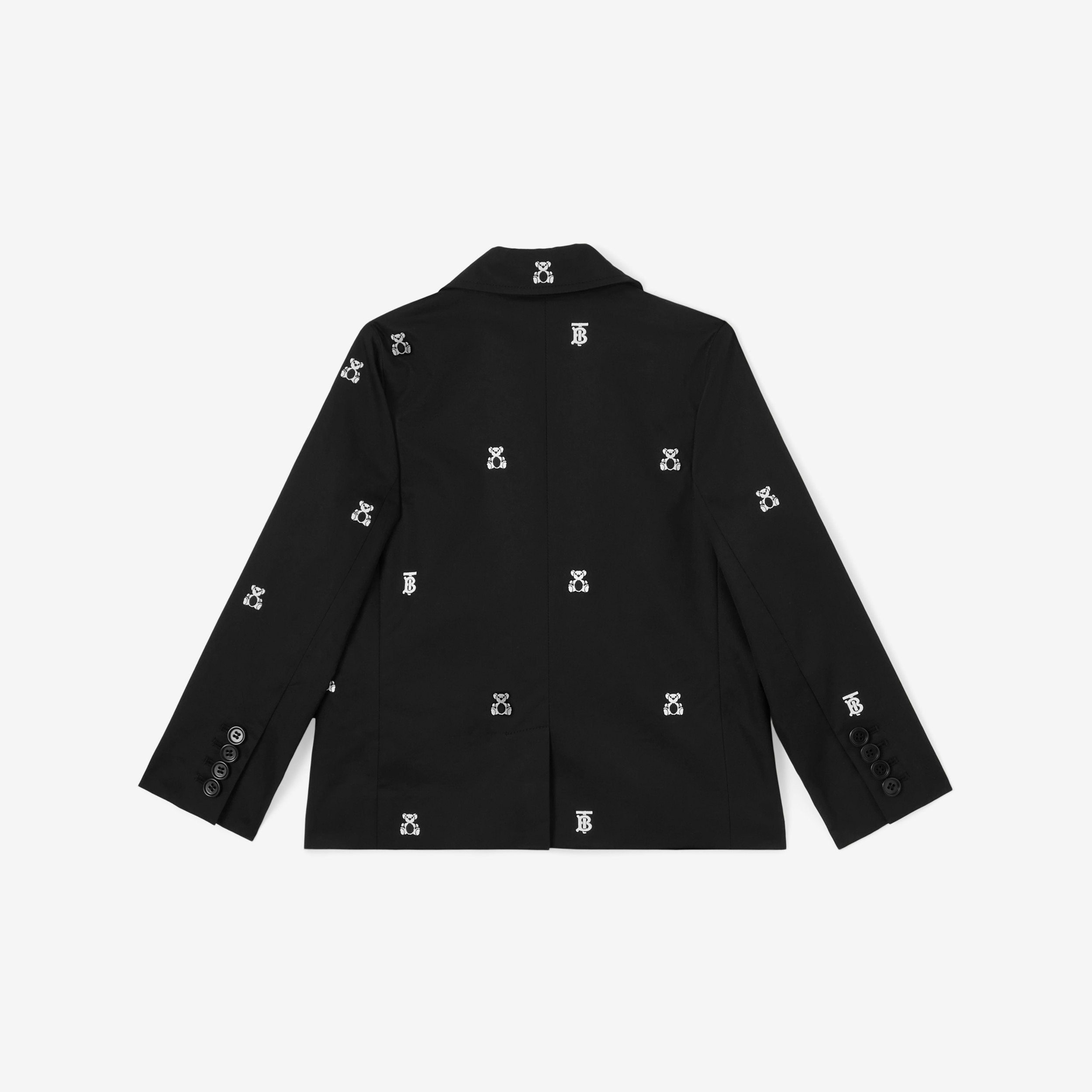 Baumwollblazer mit gestickten Thomas Teddybären (Schwarz) | Burberry® - 2