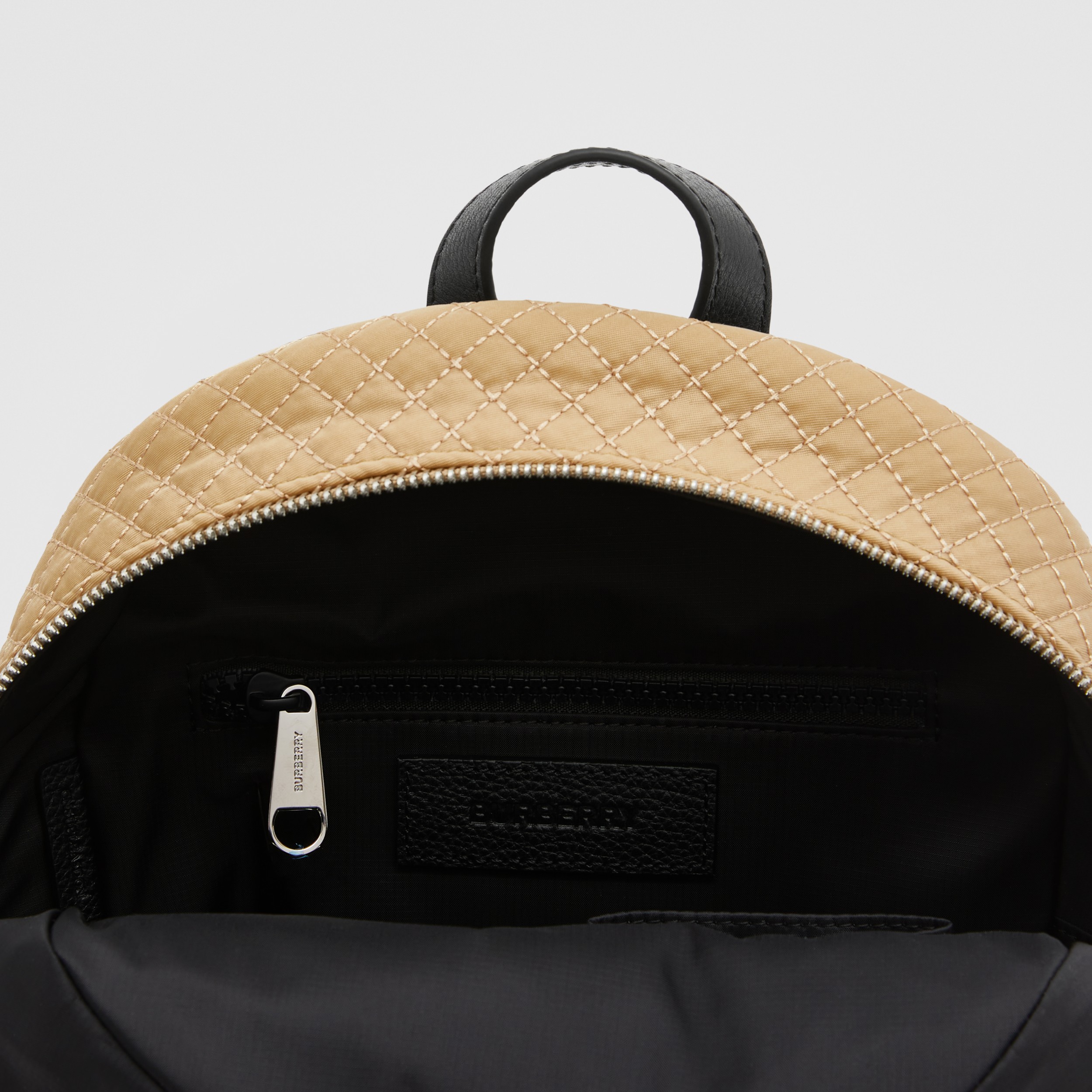 Monogram Quilted ECONYL® Backpack in Archive Beige Children