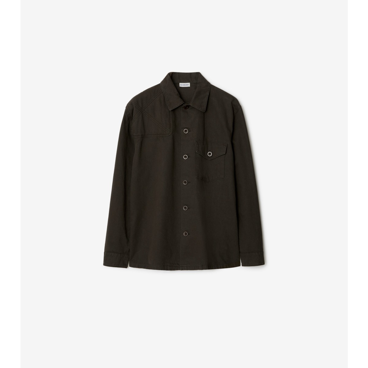 BURBERRY BURBERRY PANELLED COTTON SHIRT