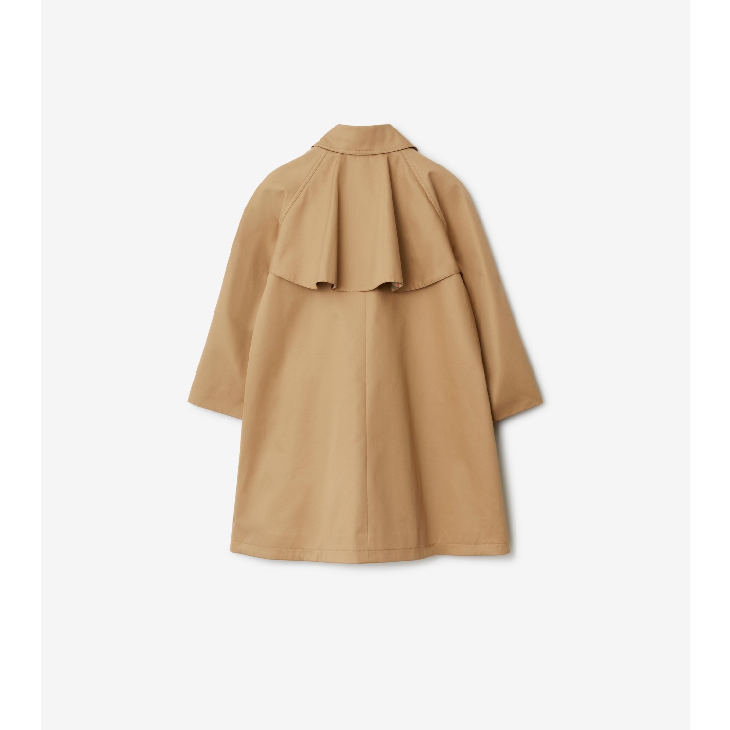 Burberry cotton trench coat best sale