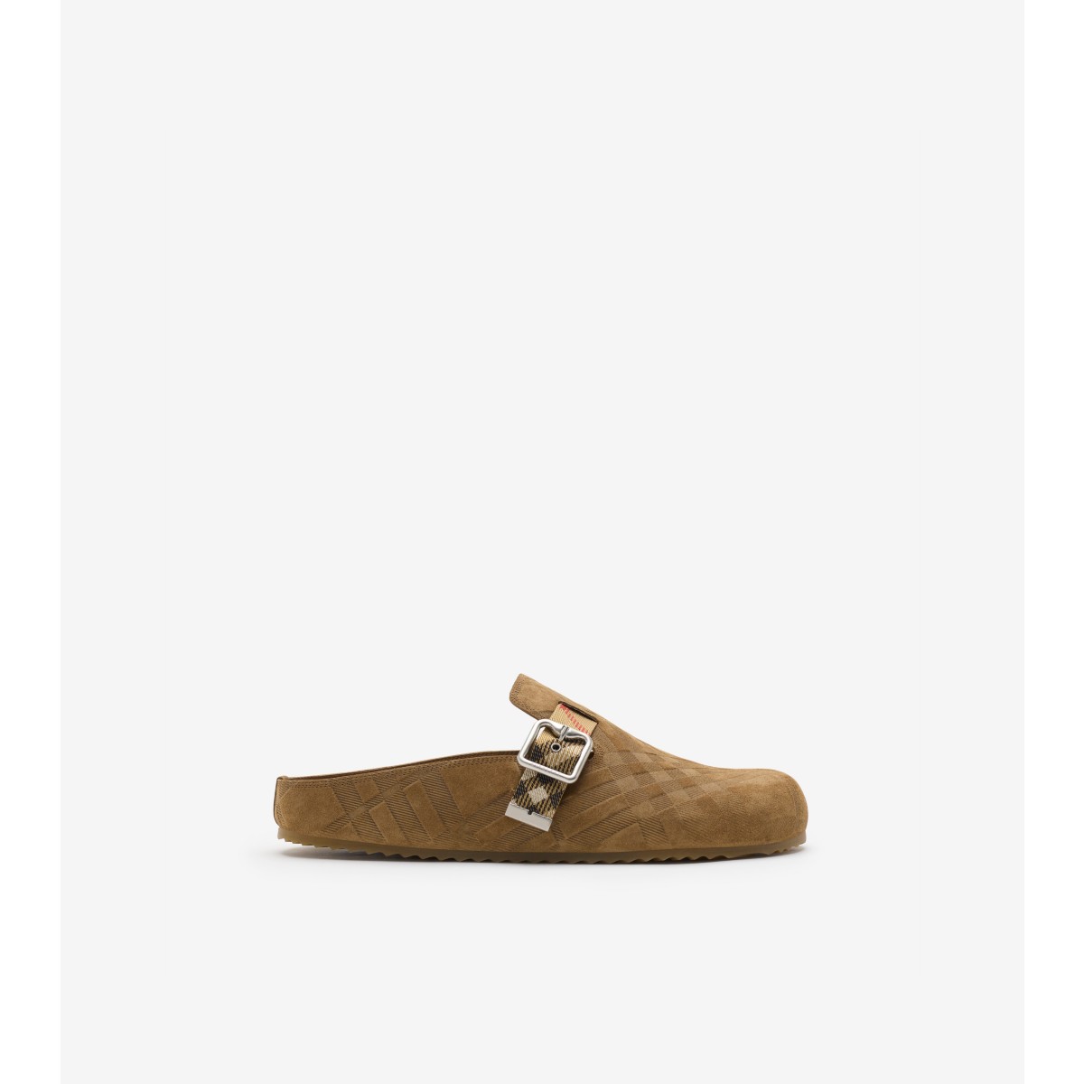  Check Suede Urchin Clogs