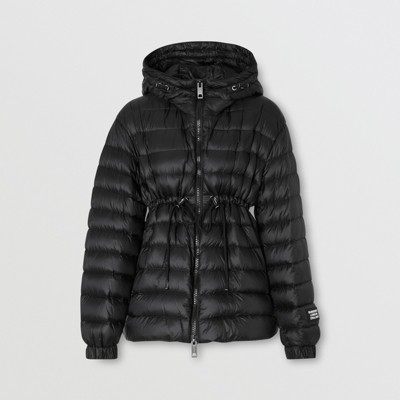 lightweight hooded puffer coat