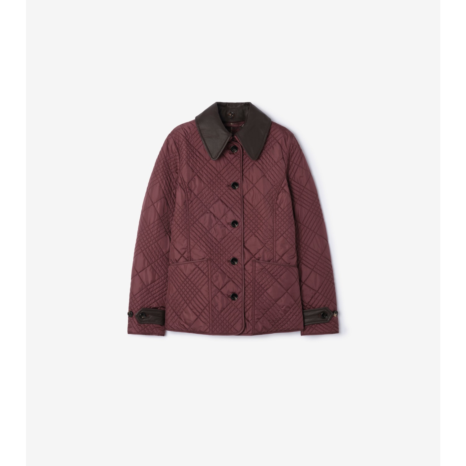 Micro Check-stitch Nylon Jacket
