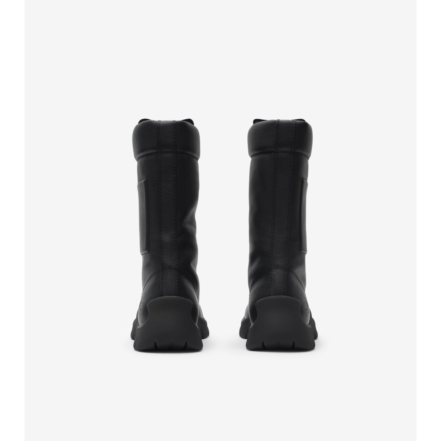 Leather Tone Boots​ in Black - Men | Burberry® Official