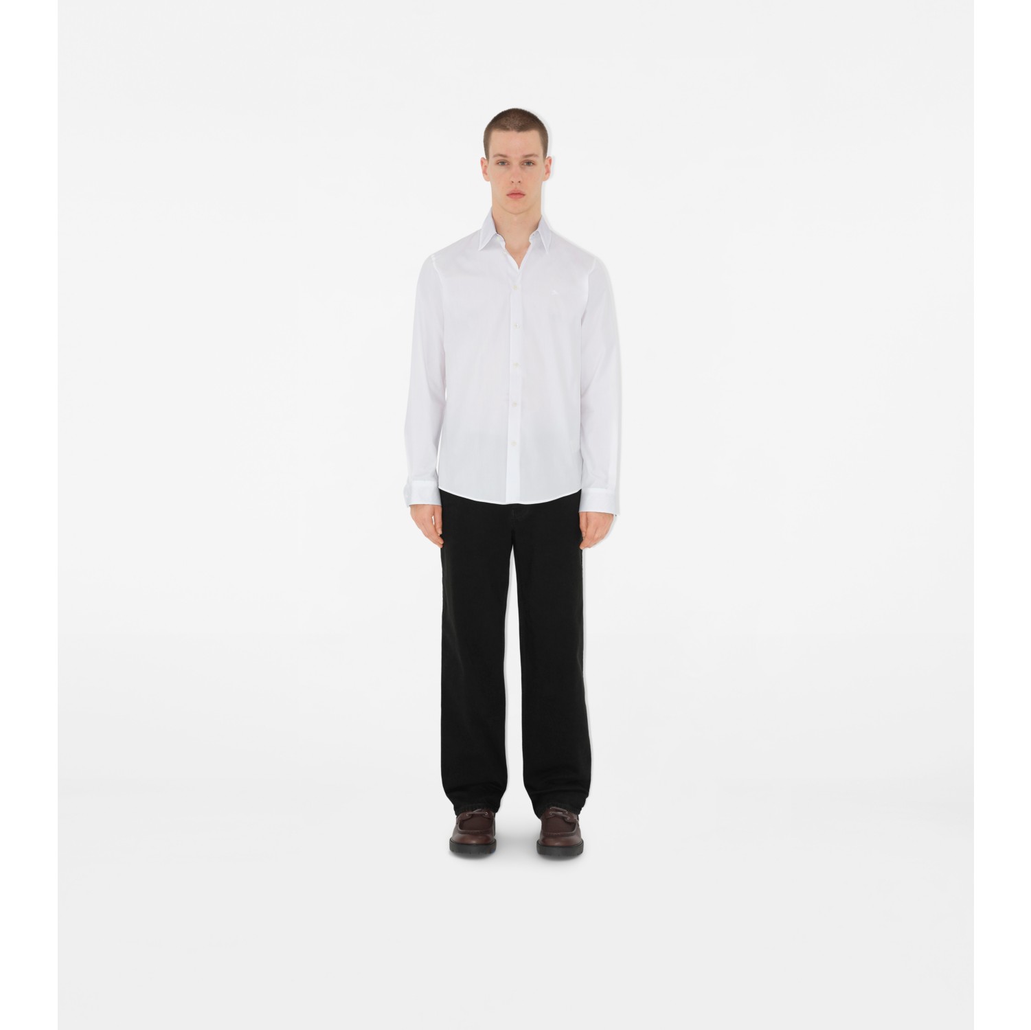 Chemise slim en coton
