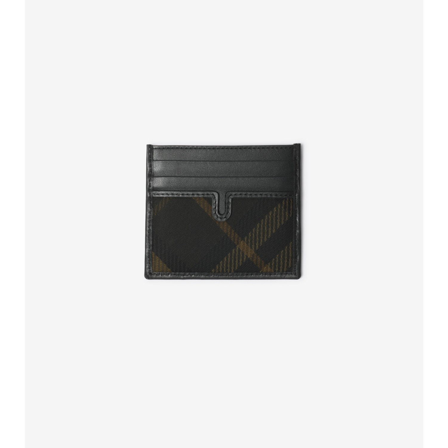 Grand porte cartes Check Shadow Homme Toile Site officiel Burberry