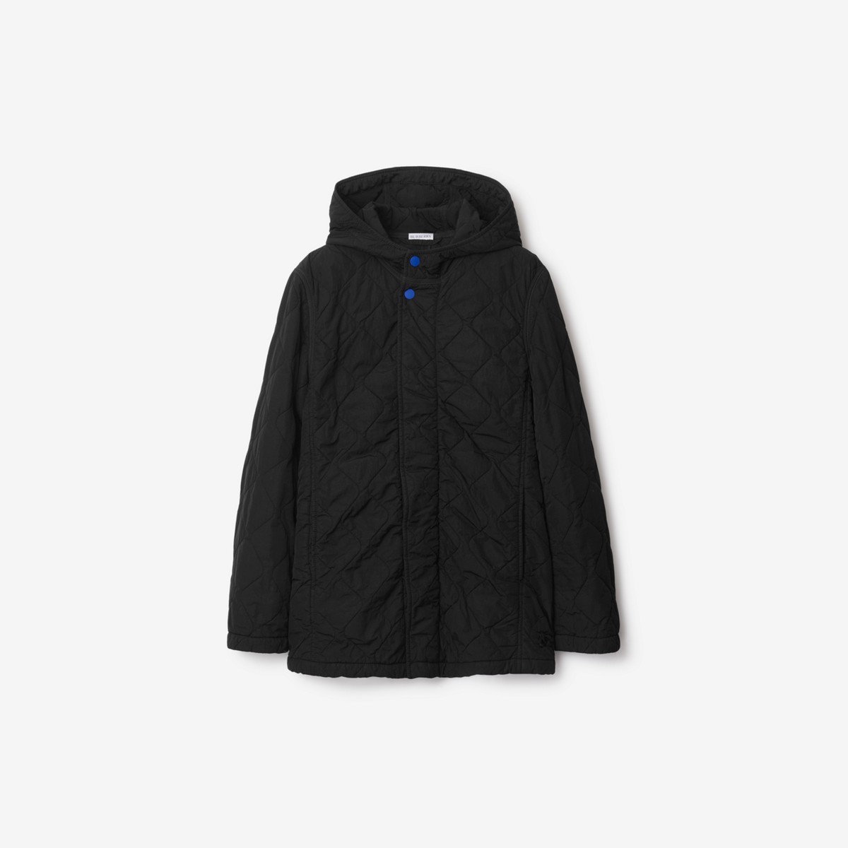 Burberry Quilted Nylon Jacket In Onyx