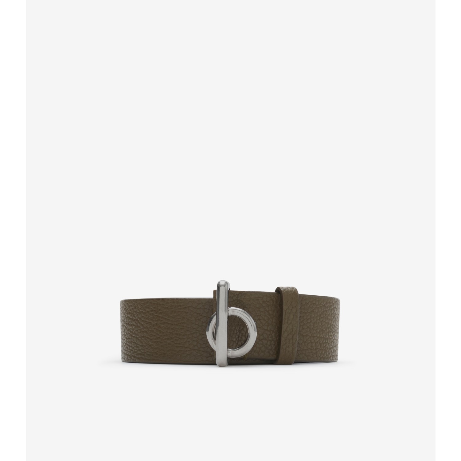 Leather Rocking Horse Belt in Military | Burberry® Official