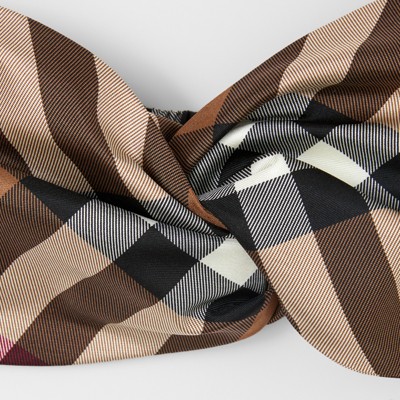 burberry check headband