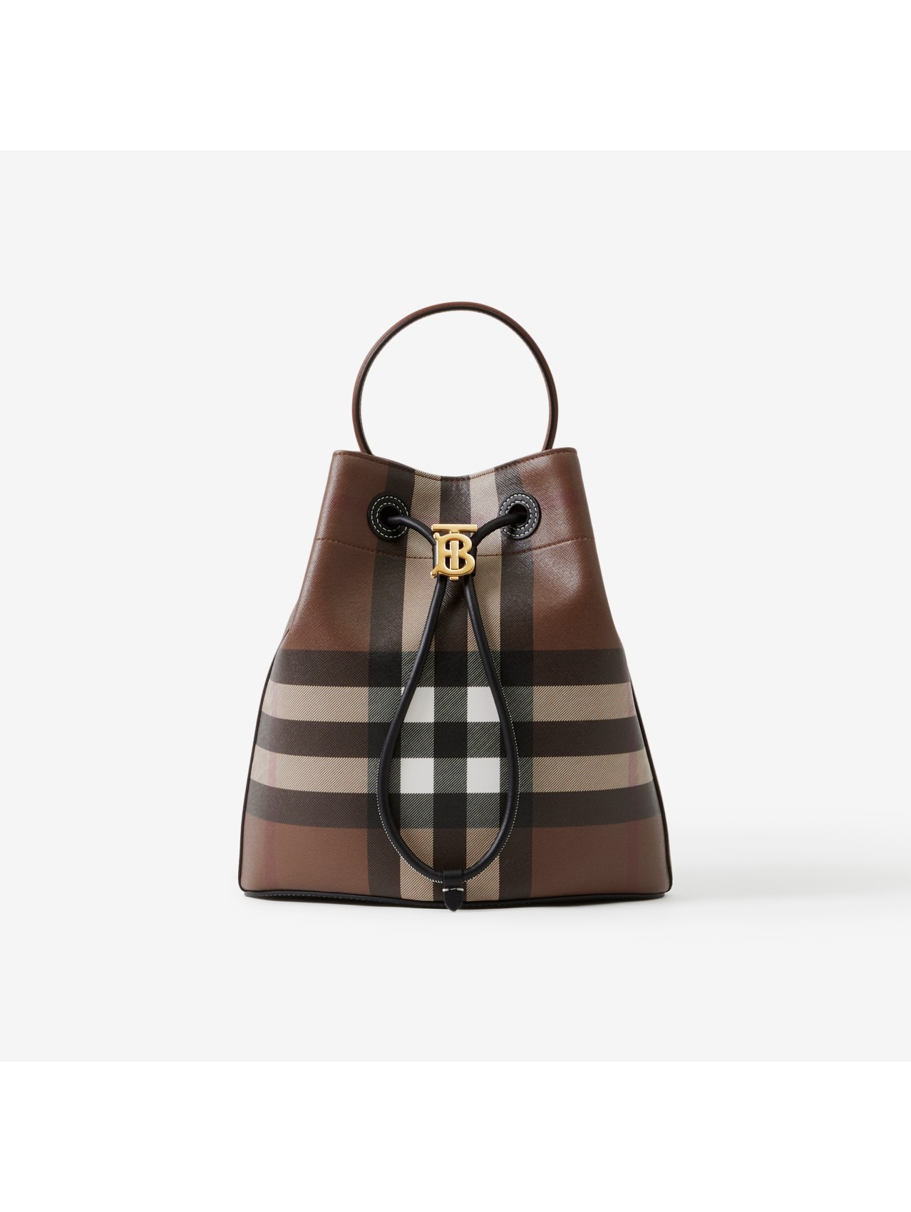 Small TB Bucket Bag in Black - Women | Burberry® Official