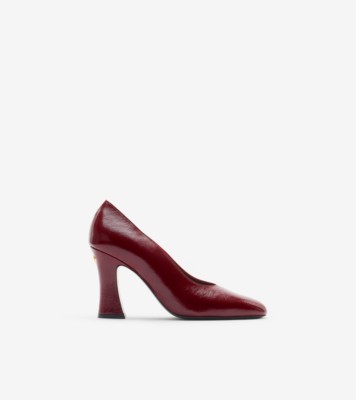 パンプス BURBERRY BROWN PUMPS BURBERRY Leather Pumps Heels Brown Size 37