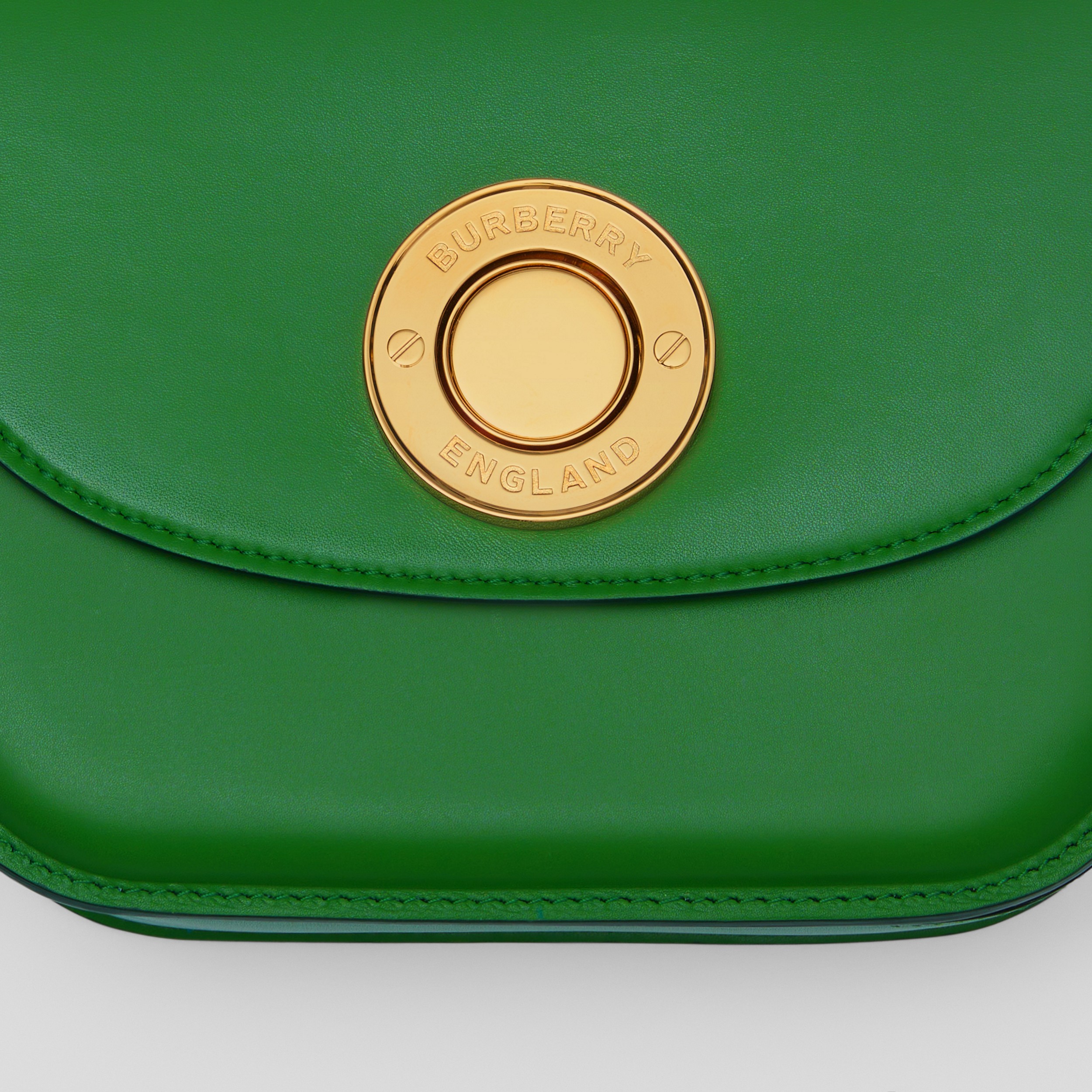 Leather Small Elizabeth Bag in Deep Emerald Green - Women | Burberry® Official - 2
