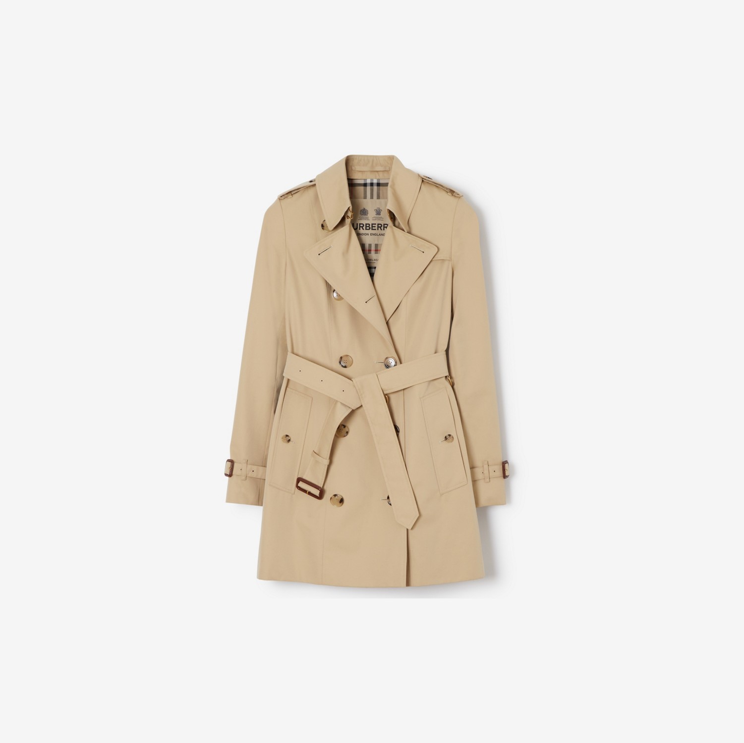 Trench Heritage Chelsea (Miele) - Donna | Sito ufficiale Burberry®