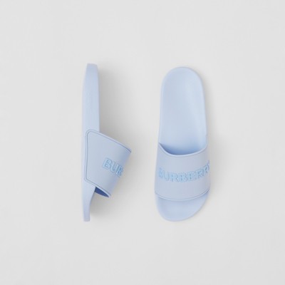 burberry slides blue