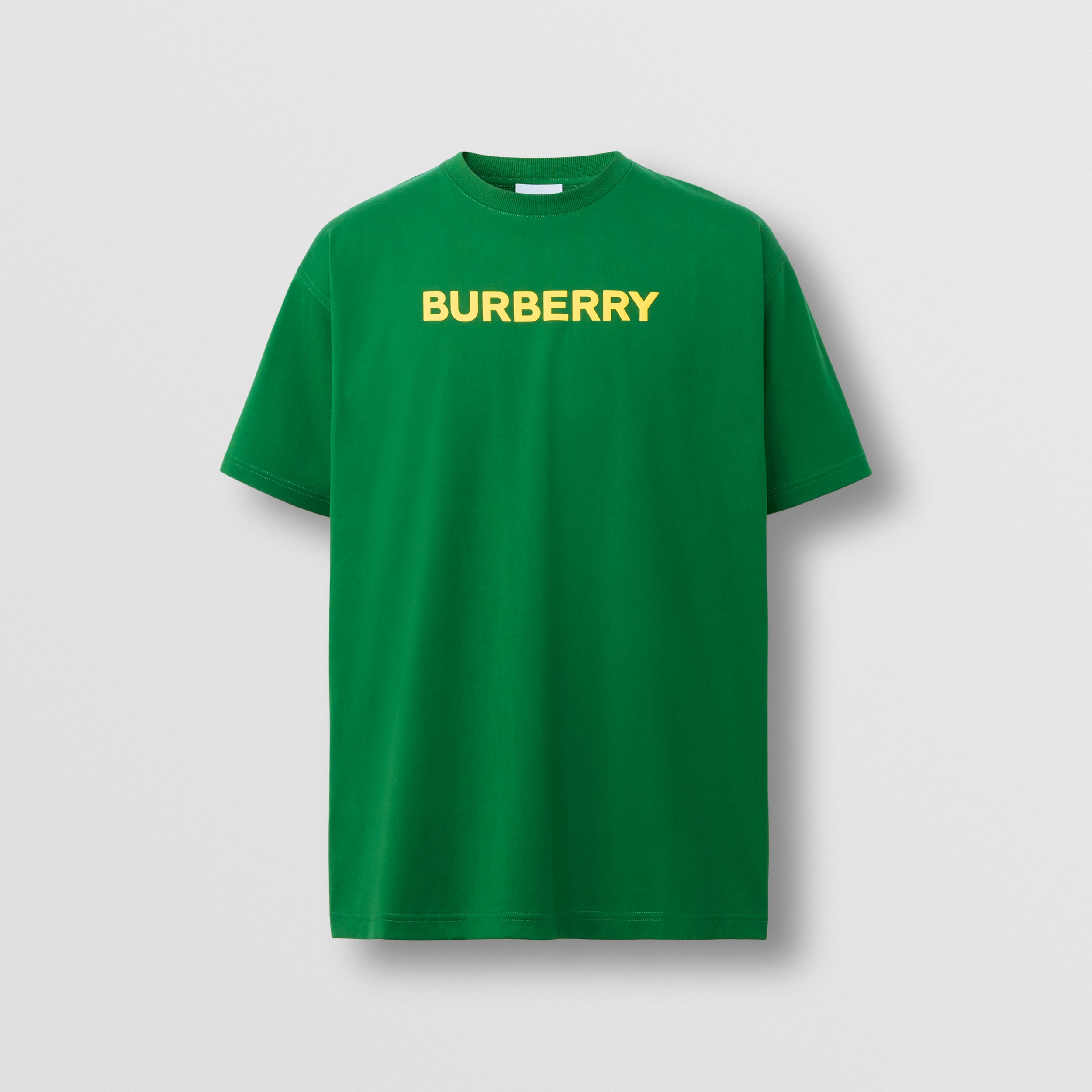 Baumwoll-T-Shirt in Oversize-Passform mit Burberry-Logo (Efeugrün) - Herren | Burberry® - 4