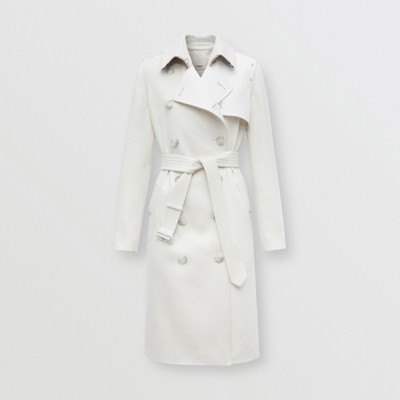 burberry white winter coat