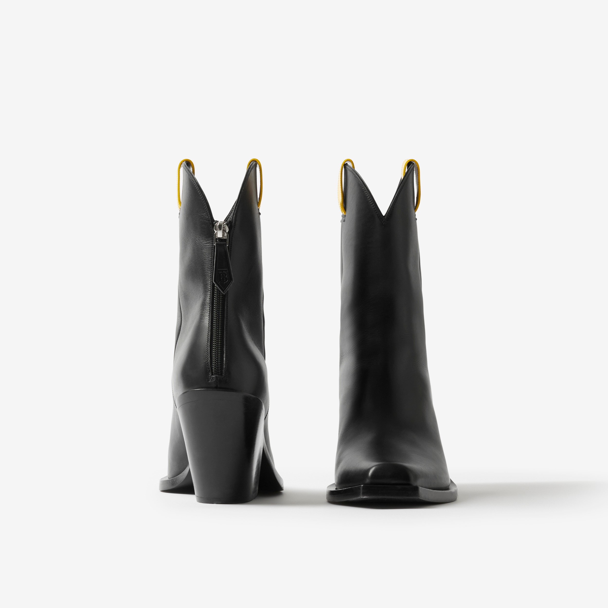レザー アンクルブーツ (ブラック) - ウィメンズ | Burberry®公式サイト - 4