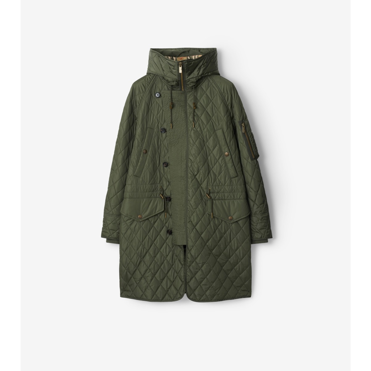  Check Reissued Quilted Nylon Parka