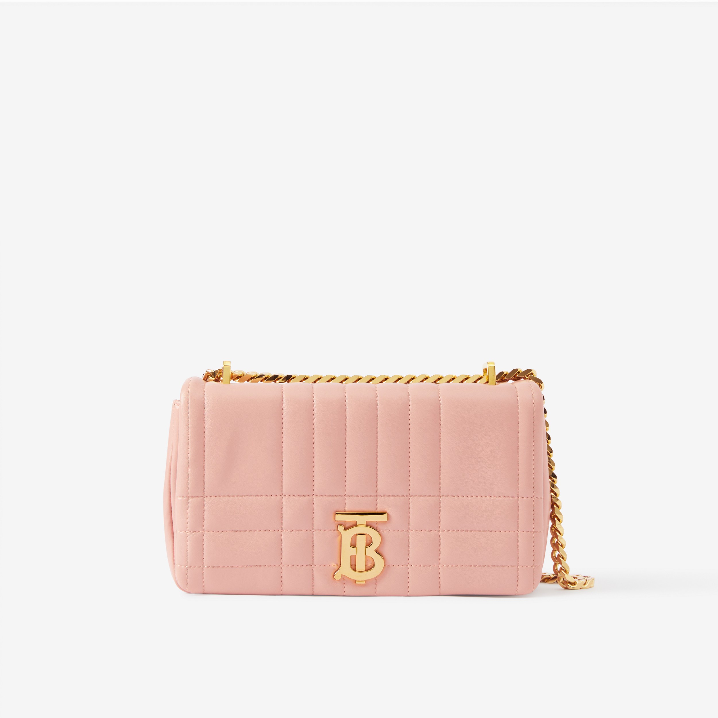 Quilted Leather Small Lola Bag in Dusky Pink - Women | Burberry® Official